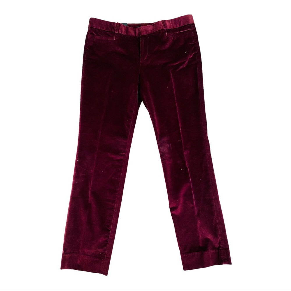 Banana Republic Sloan Pant. Wine red. Size 10R. New w/ tags.